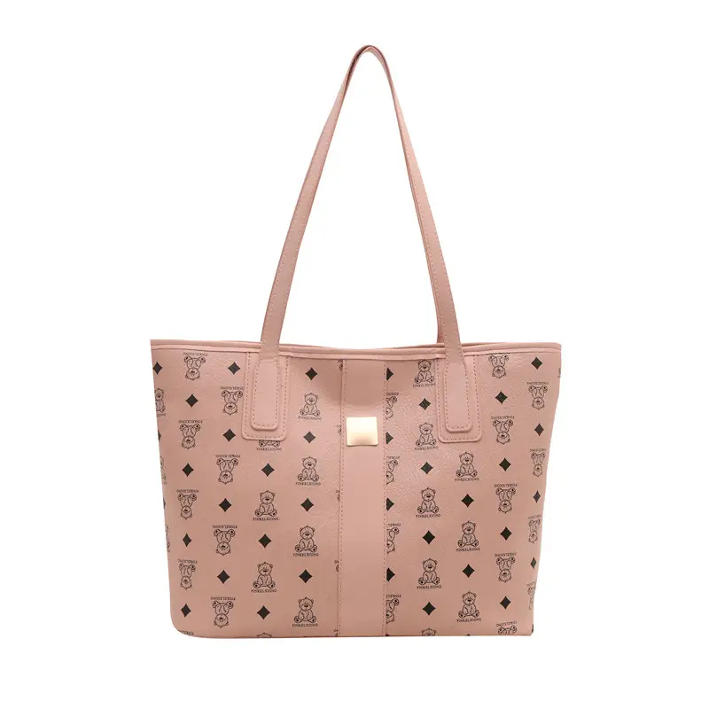Women's Trendy Print Tote Bag Large Capacity Lightweight Student Bag - Image 9