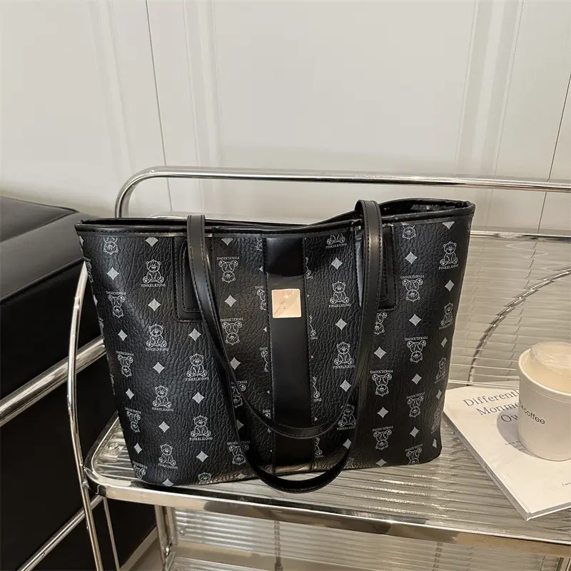 Women's Trendy Print Tote Bag Large Capacity Lightweight Student Bag — feature 20