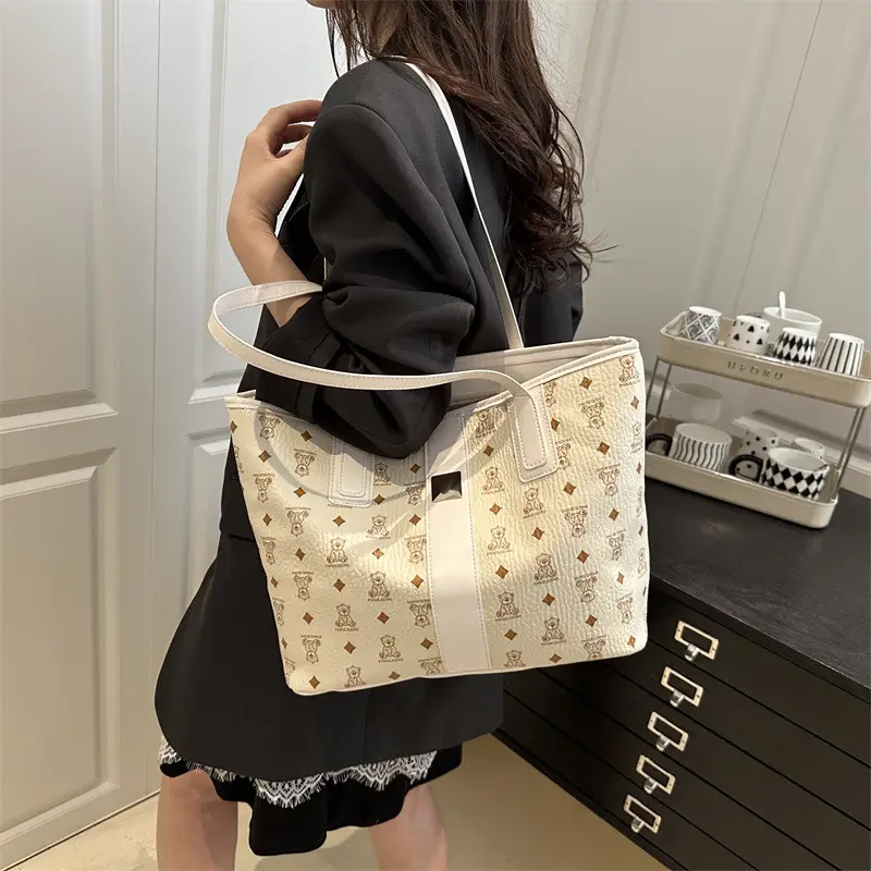 Women's Trendy Print Tote Bag Large Capacity Lightweight Student Bag — feature 22