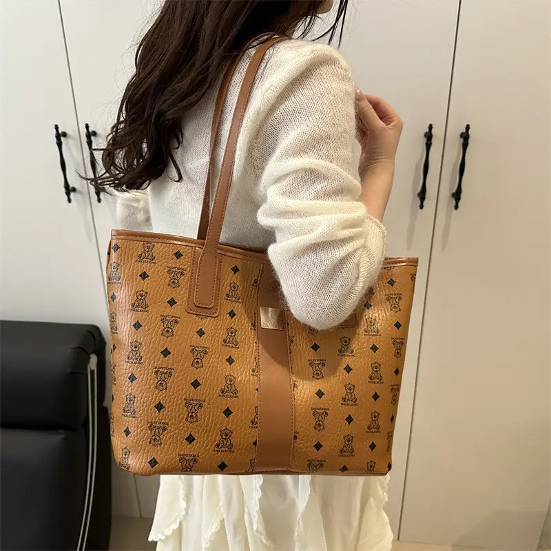 Women's Trendy Print Tote Bag Large Capacity Lightweight Student Bag — feature 24