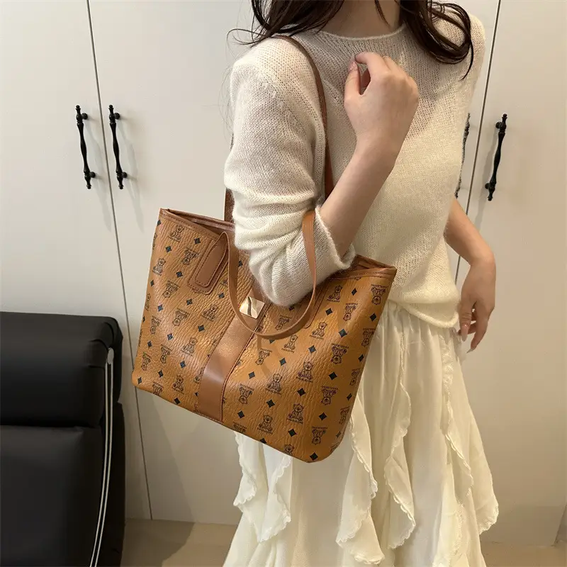 Women's Trendy Print Tote Bag Large Capacity Lightweight Student Bag — feature 25