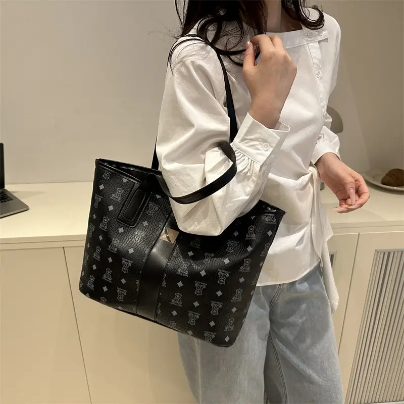 Women's Trendy Print Tote Bag Large Capacity Lightweight Student Bag — feature 31