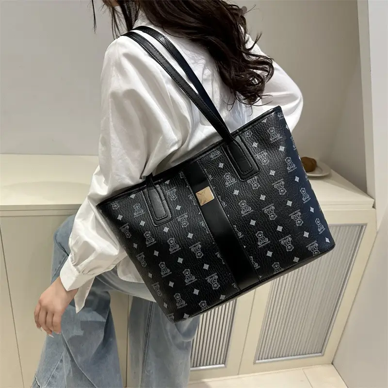 Women's Trendy Print Tote Bag Large Capacity Lightweight Student Bag — feature 32