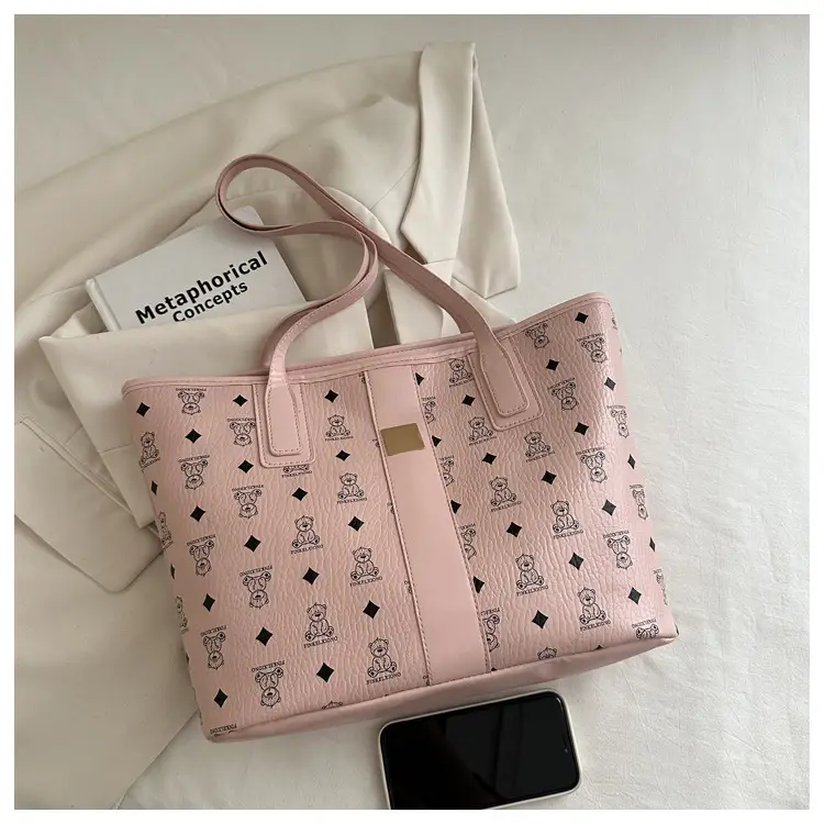 Women's Trendy Print Tote Bag Large Capacity Lightweight Student Bag — feature 5