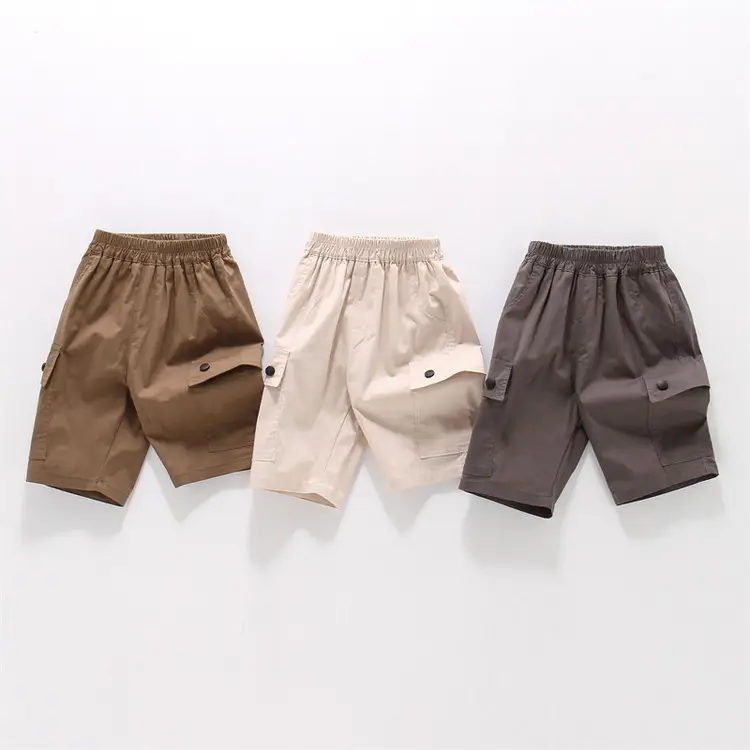Trendy Boys Cropped Cargo Pants Summer 2025 - Image 6