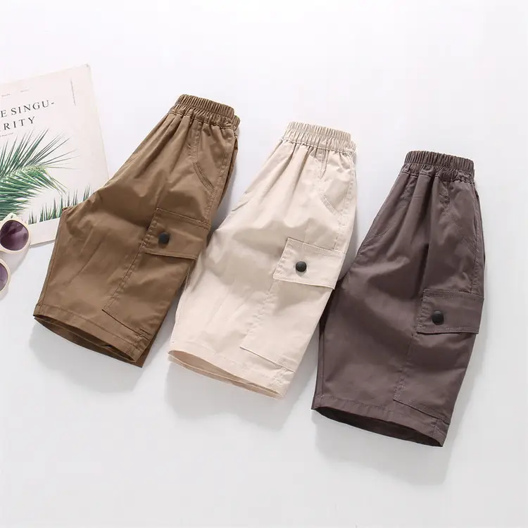 Trendy Boys Cropped Cargo Pants Summer 2025 - Image 7