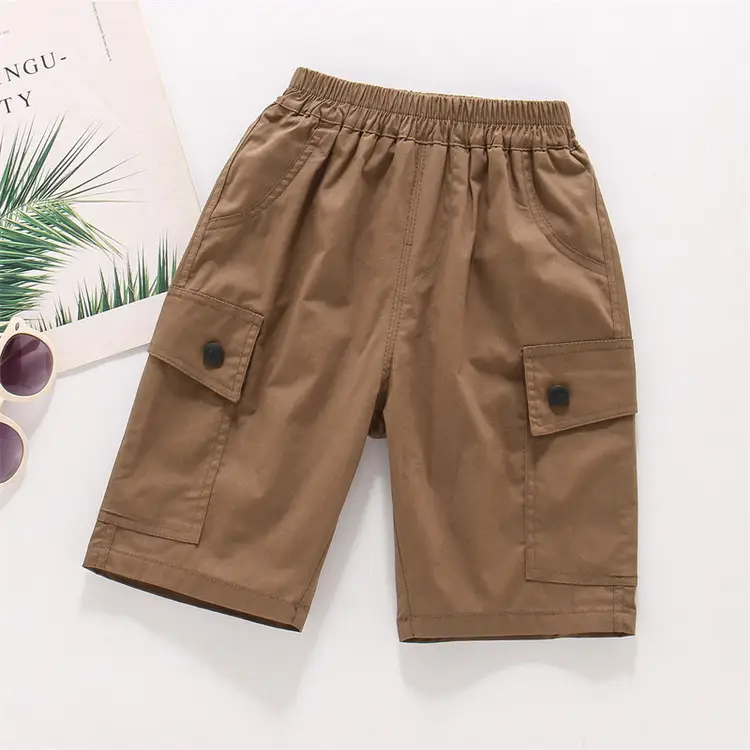 Trendy Boys Cropped Cargo Pants Summer 2025 - Image 2