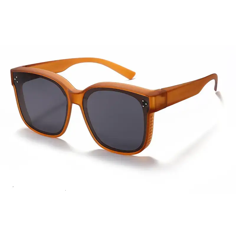 Men Women Anti-UV Polarized Sunglasses Black
