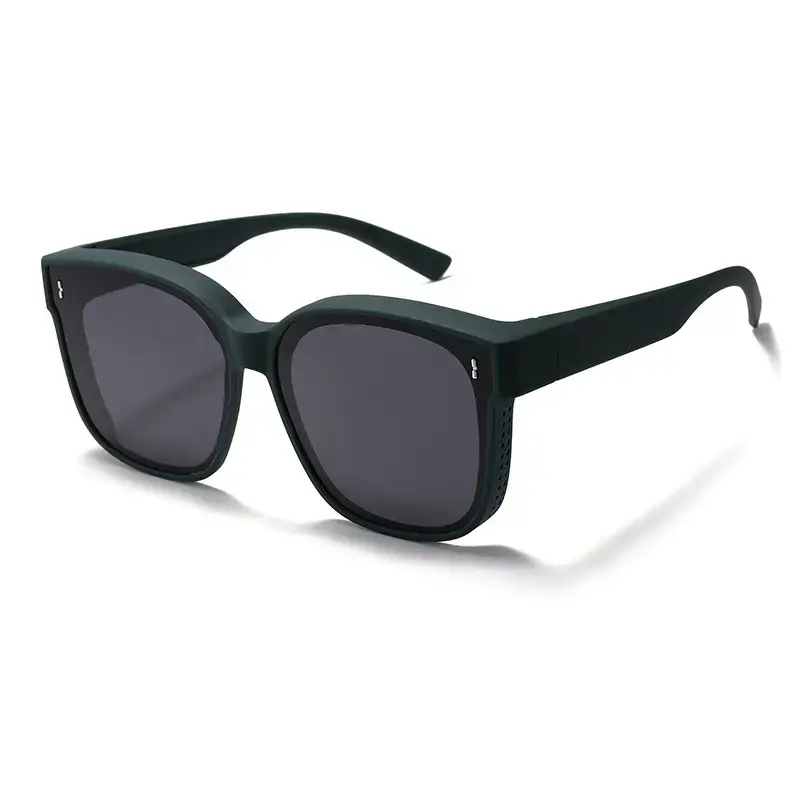 Men Women Anti-UV Polarized Sunglasses Black