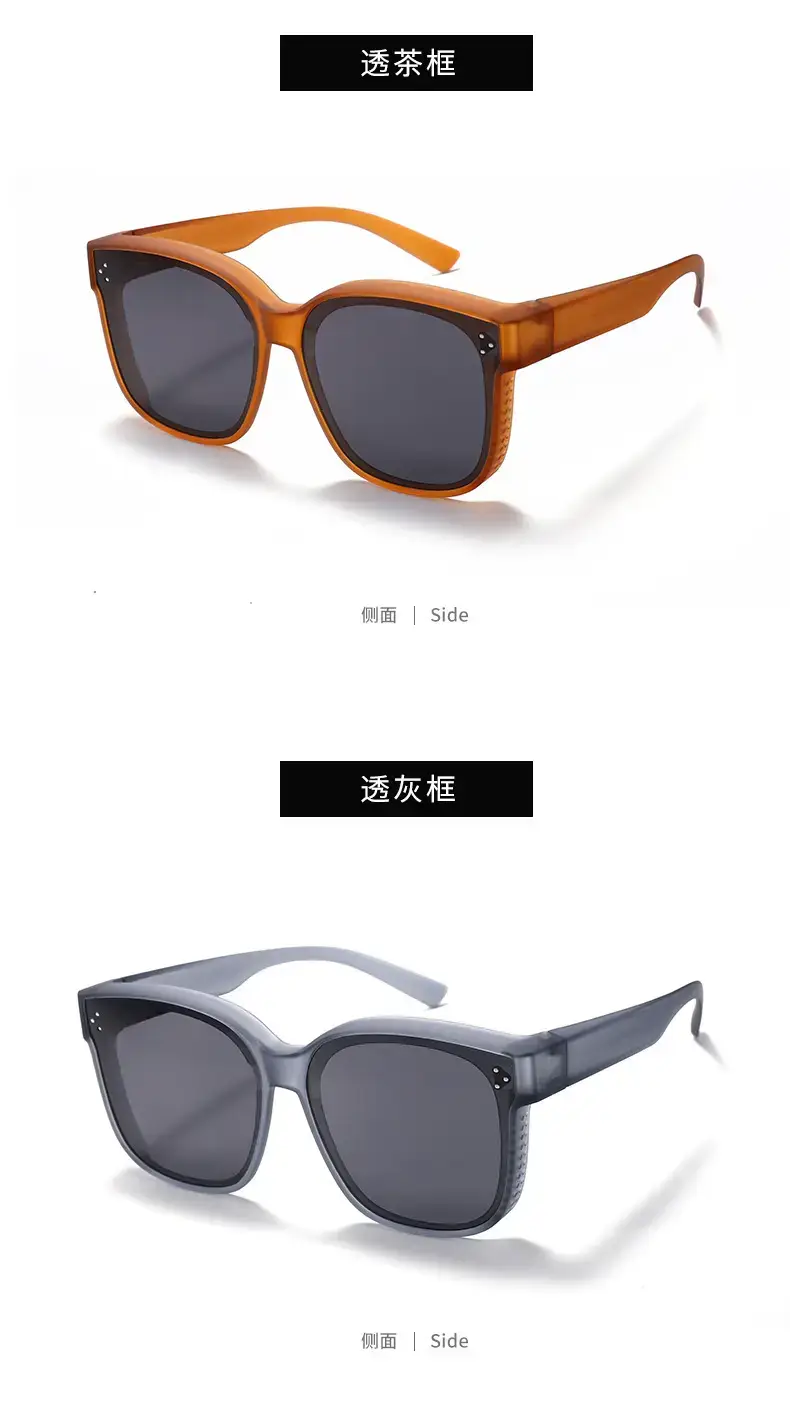 Men Women Anti-UV Polarized Sunglasses Black — feature 13