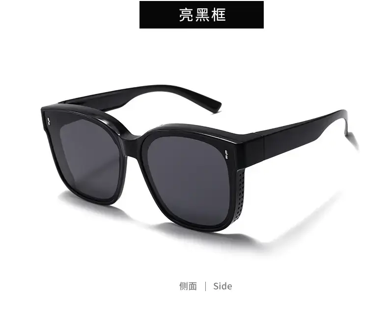 Men Women Anti-UV Polarized Sunglasses Black — feature 16