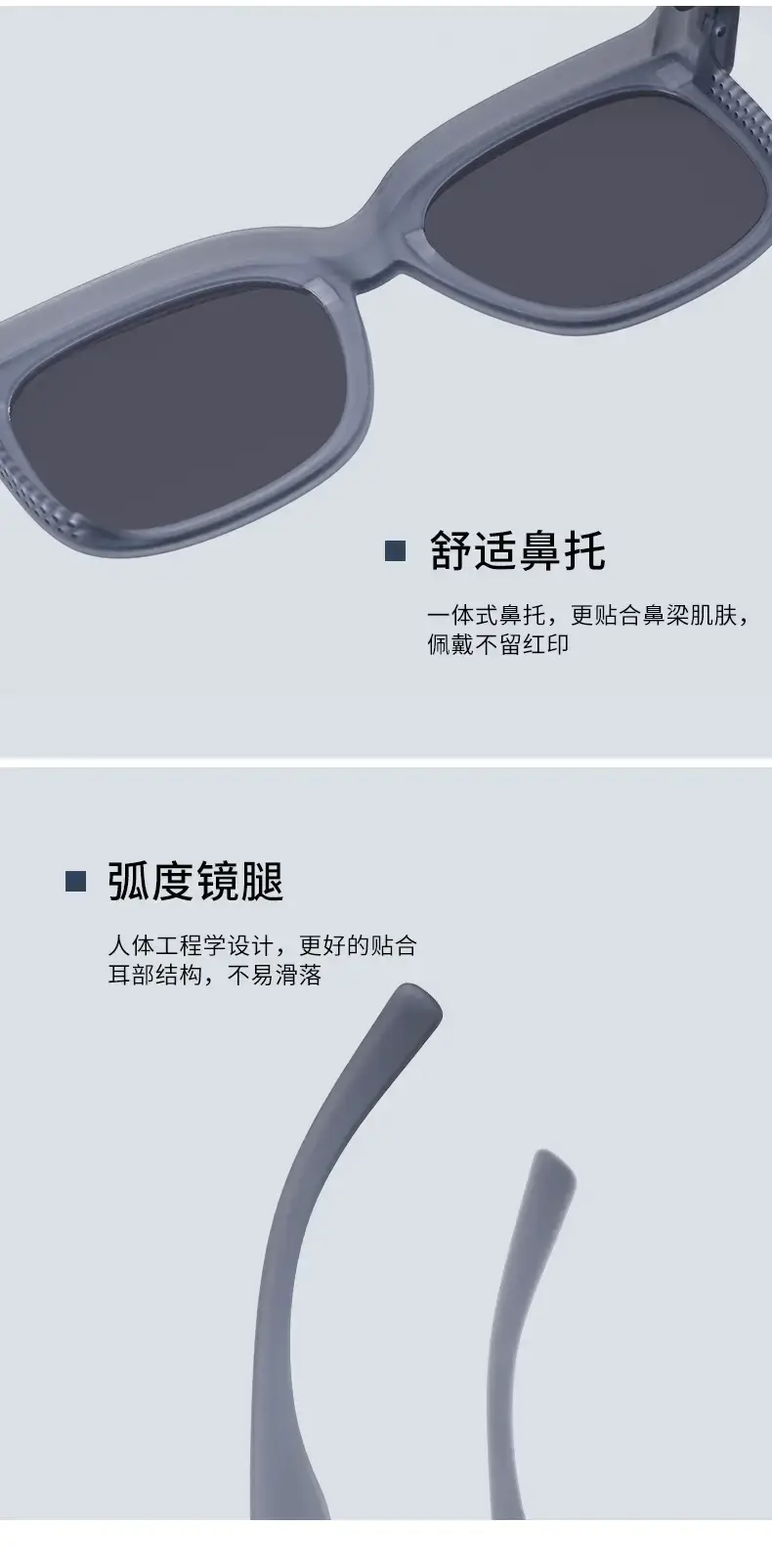 Men Women Anti-UV Polarized Sunglasses Black — feature 20
