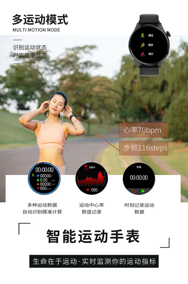 Huaqiangbei New Gt3Pro Smart Watch Multi-Function Sports — feature 29