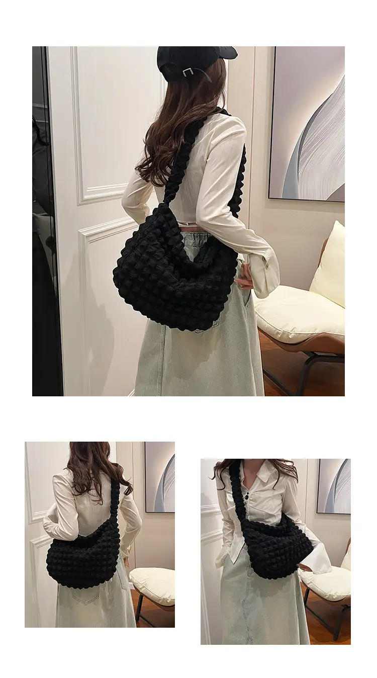 Purple Cloud Puff Shoulder Bag for Girls — feature 1