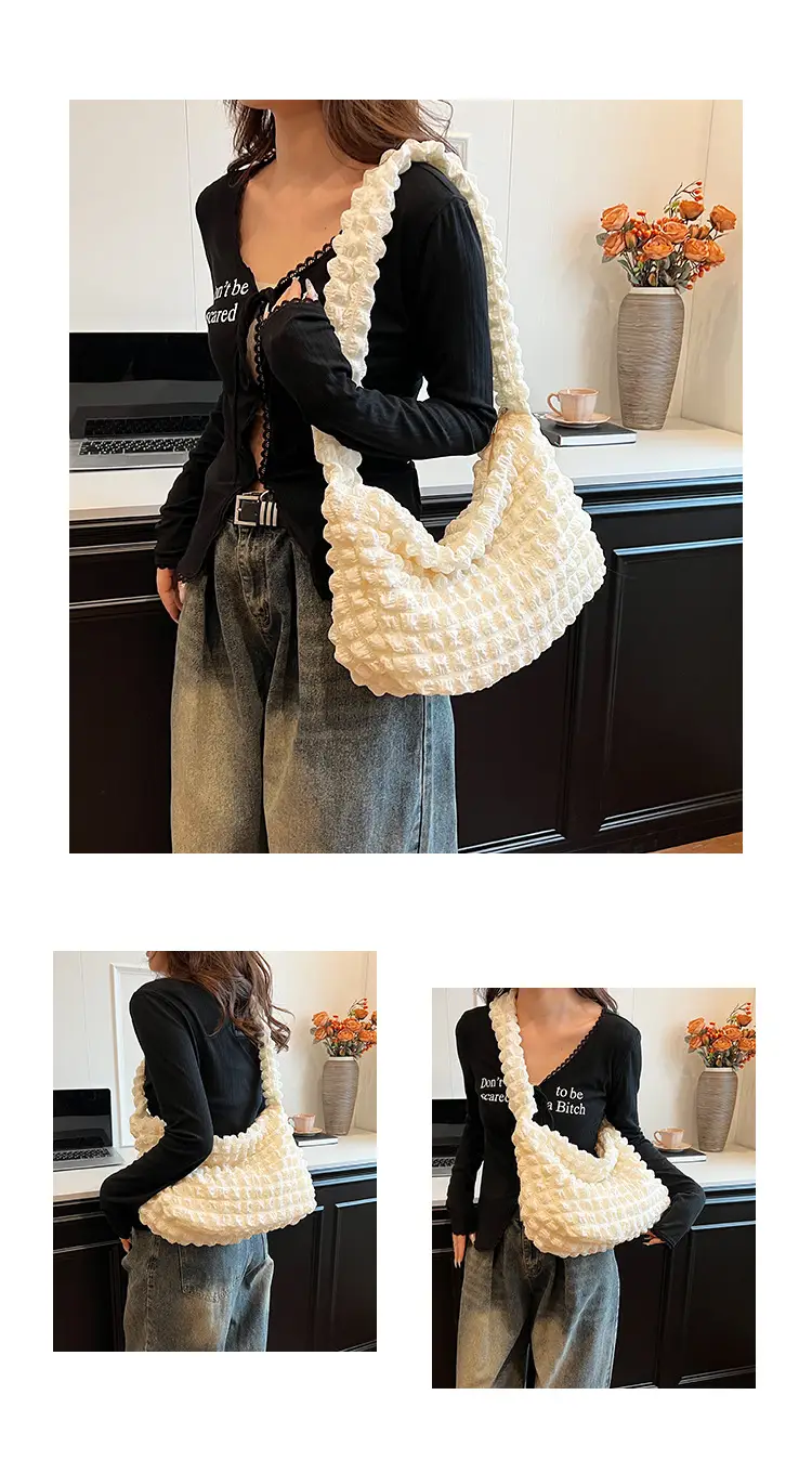 Purple Cloud Puff Shoulder Bag for Girls — feature 27