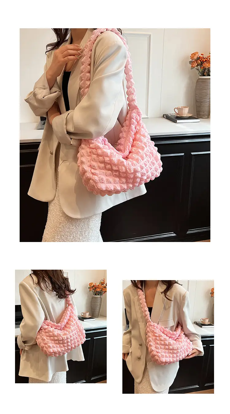 Purple Cloud Puff Shoulder Bag for Girls — feature 29