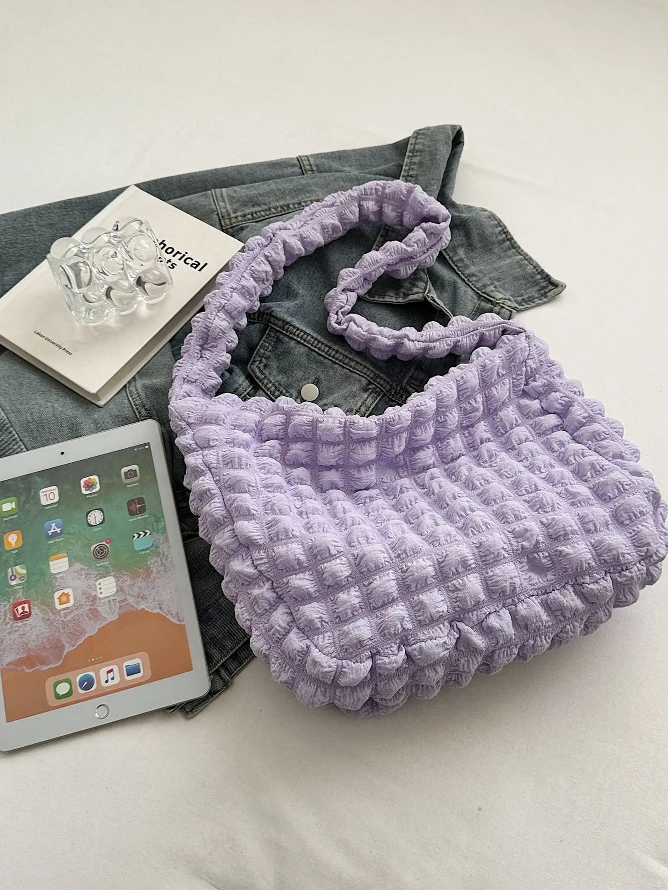 Purple Cloud Puff Shoulder Bag for Girls — feature 40