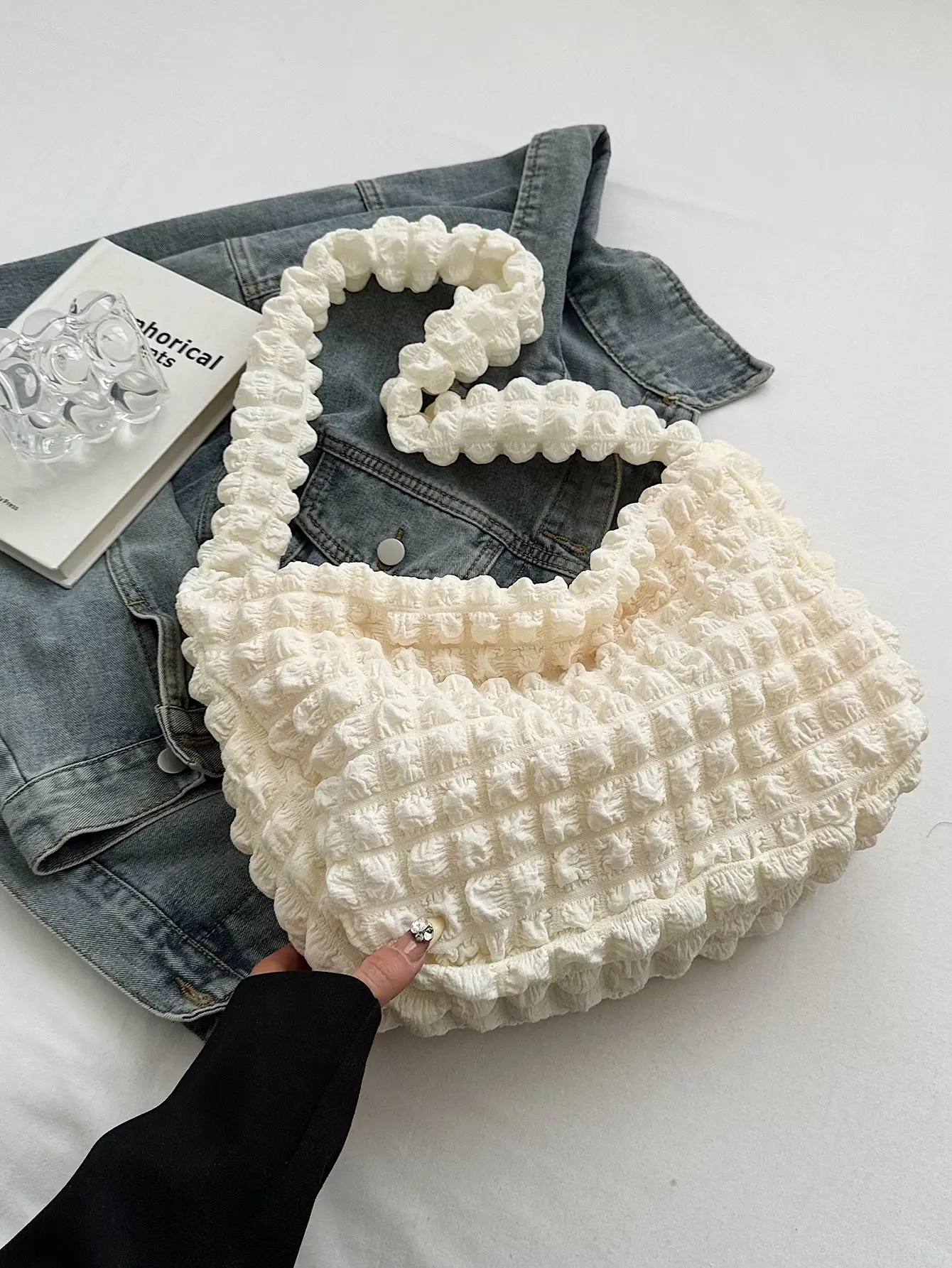 Purple Cloud Puff Shoulder Bag for Girls — feature 46