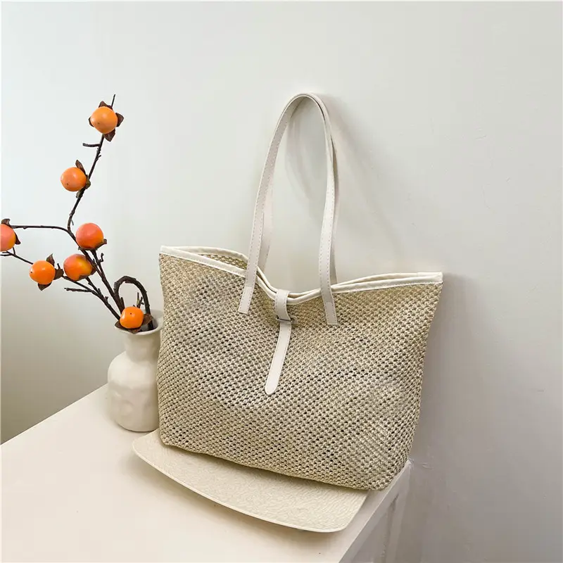 Women's Woven Shoulder Bag 2025 Large Capacity - Image 4