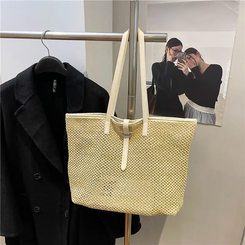 Women's Woven Shoulder Bag 2025 Large Capacity - Image 6