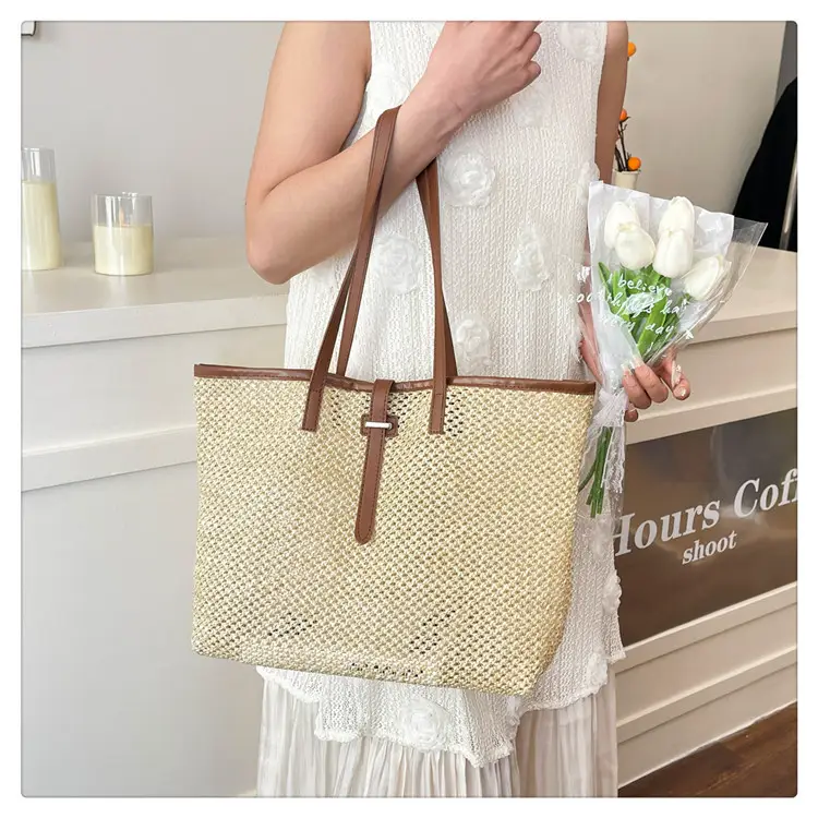 Women's Woven Shoulder Bag 2025 Large Capacity — feature 16
