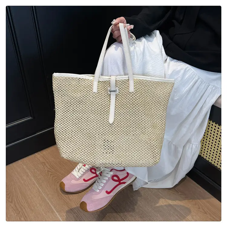 Women's Woven Shoulder Bag 2025 Large Capacity — feature 19