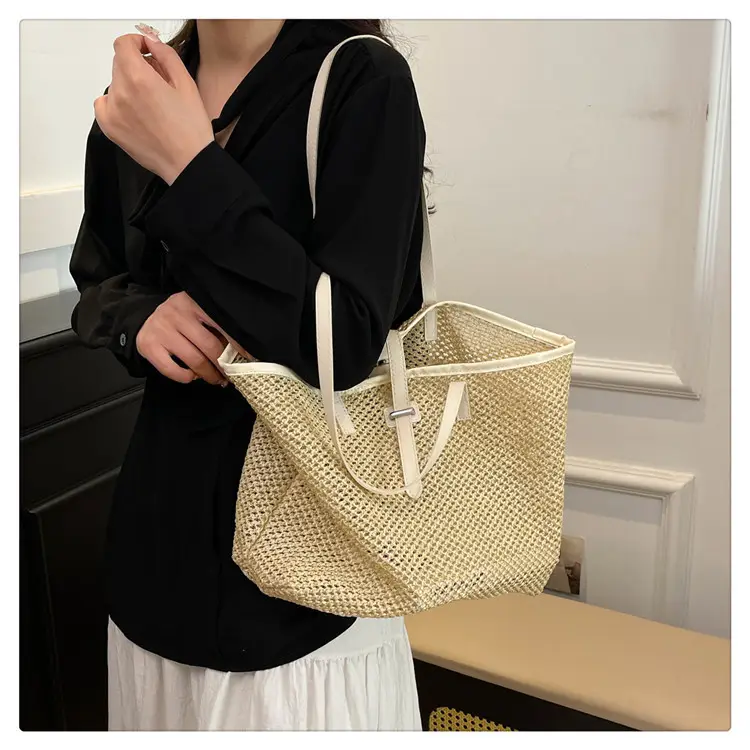 Women's Woven Shoulder Bag 2025 Large Capacity — feature 20