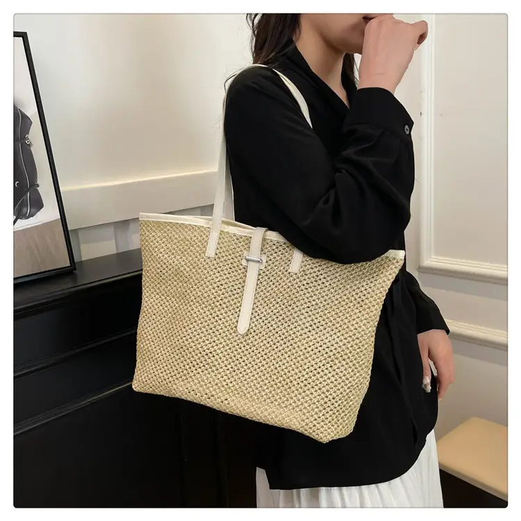 Women's Woven Shoulder Bag 2025 Large Capacity — feature 21