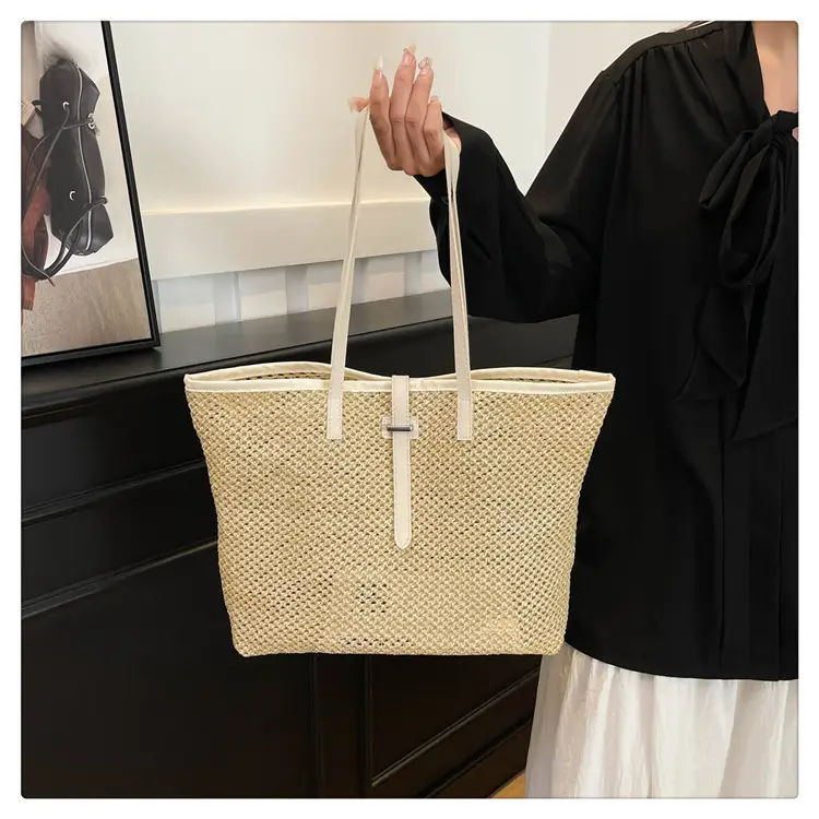 Women's Woven Shoulder Bag 2025 Large Capacity — feature 22