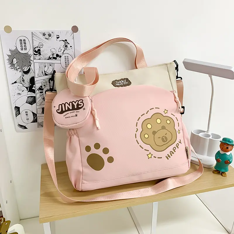 Cute Paw Print Shoulder Bags for Kids Waterproof Crossbody — feature 12