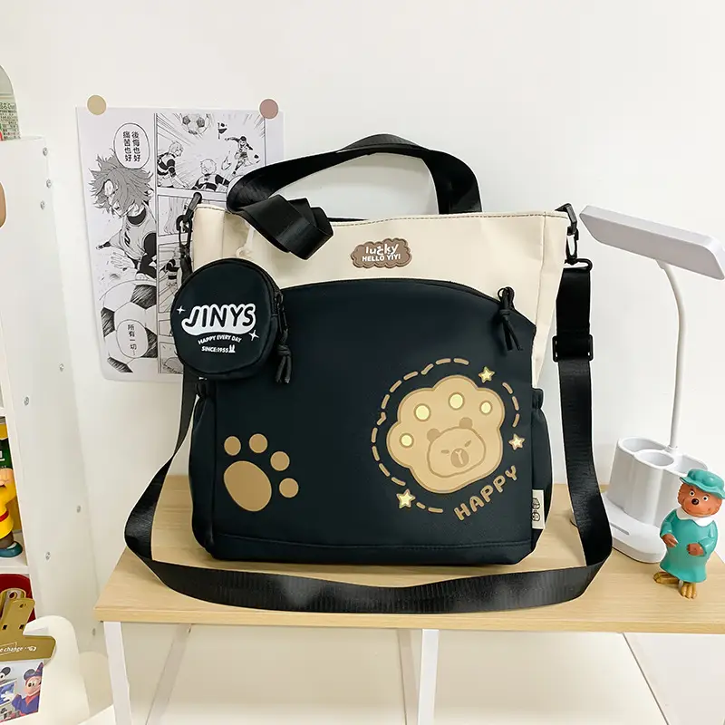 Cute Paw Print Shoulder Bags for Kids Waterproof Crossbody — feature 13