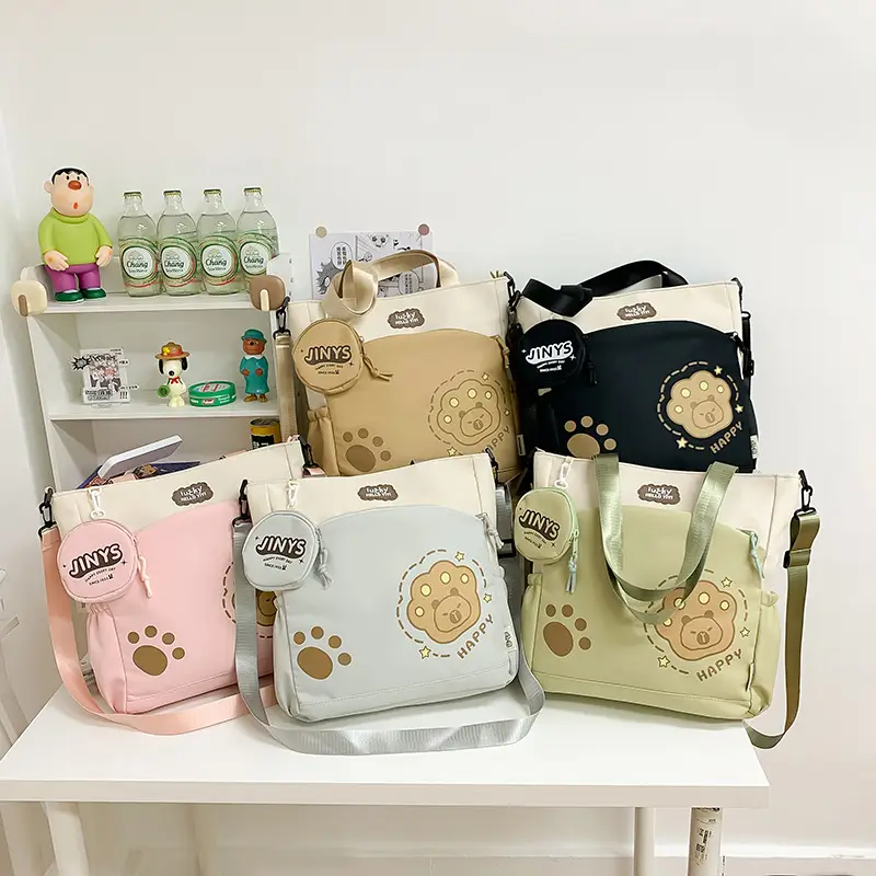 Cute Paw Print Shoulder Bags for Kids Waterproof Crossbody — feature 2