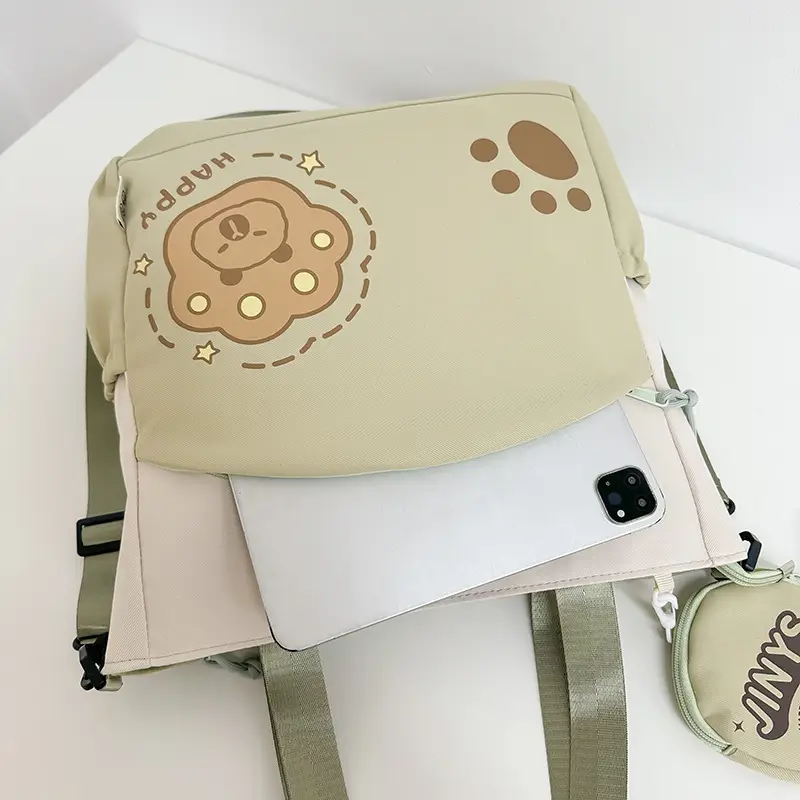 Cute Paw Print Shoulder Bags for Kids Waterproof Crossbody — feature 35