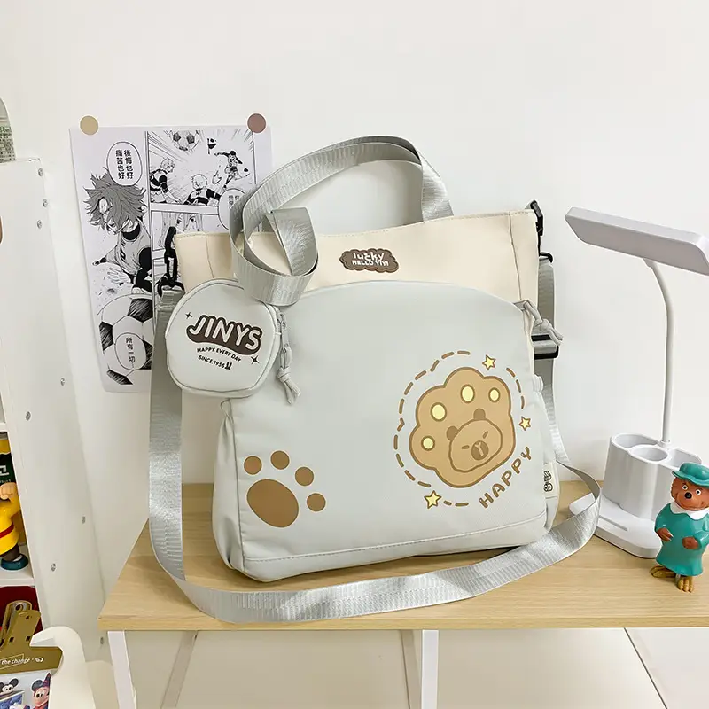 Cute Paw Print Shoulder Bags for Kids Waterproof Crossbody — feature 6