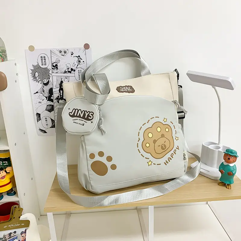 Cute Paw Print Shoulder Bags for Kids Waterproof Crossbody — feature 8