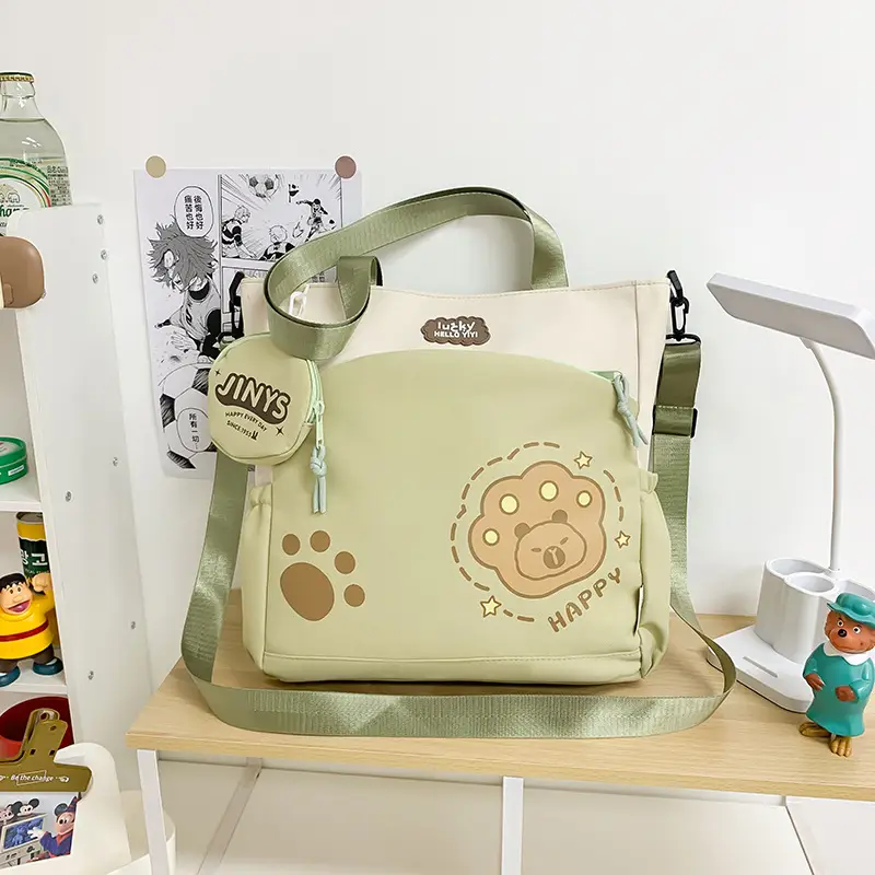 Cute Paw Print Shoulder Bags for Kids Waterproof Crossbody — feature 9