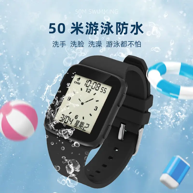 Blue Digital Square Sports Watch for Men Women - Image 7