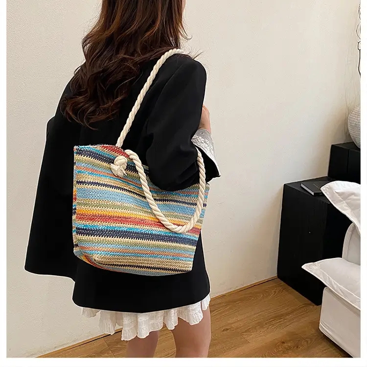 Straw Bag for Summer Beach Vacation Fashion Trend — feature 12