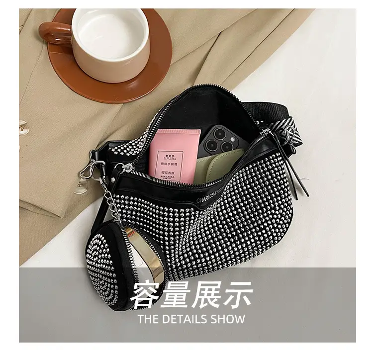 Bright Diamond Shell Crossbody Bag for Women — feature 9