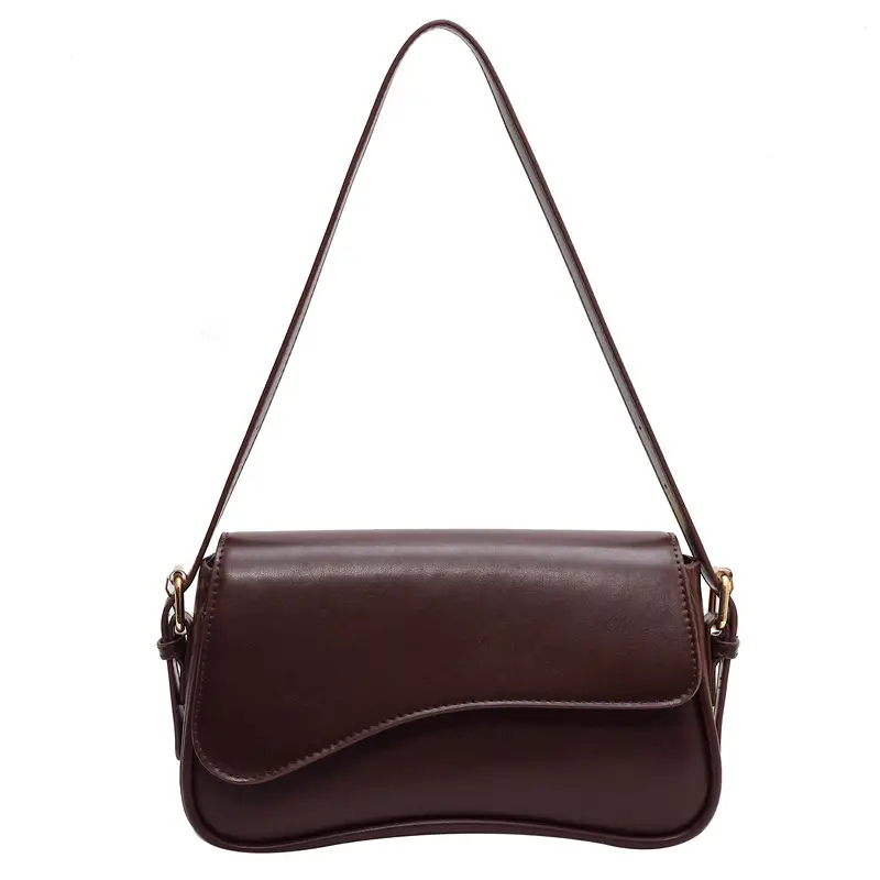 Small Brown Leather Crossbody Bag for Women 2025 - Image 2