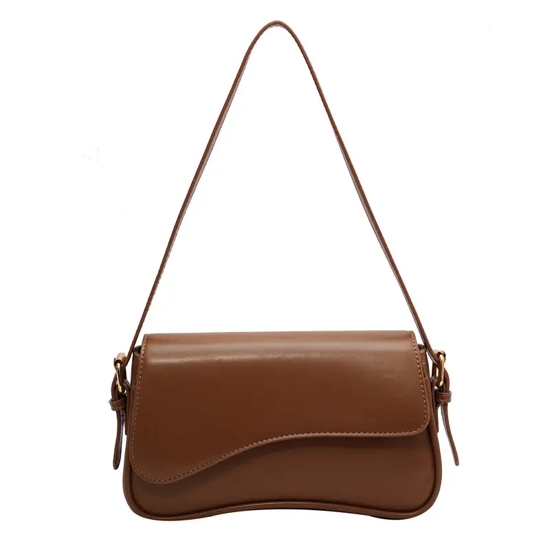 Small Brown Leather Crossbody Bag for Women 2025 - Image 4