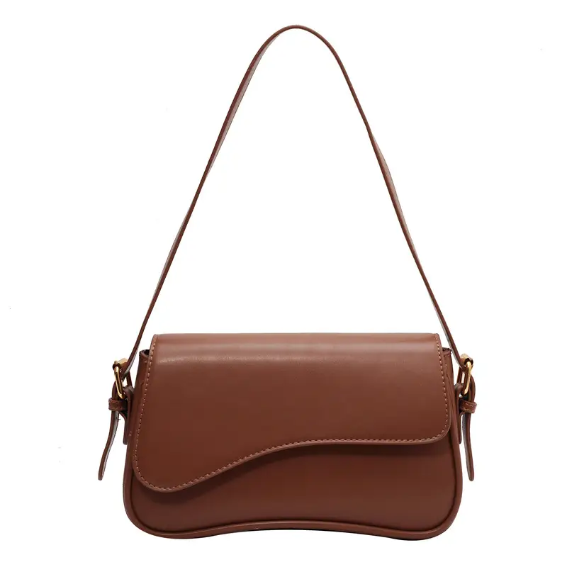 Small Brown Leather Crossbody Bag for Women 2025 - Image 5