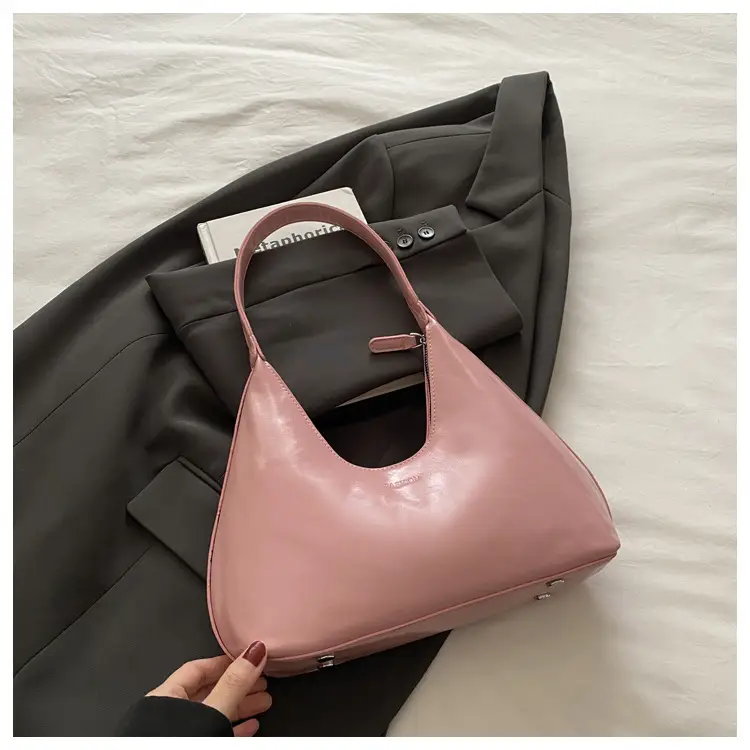 Pink Retro Shoulder Bag for Women 2025