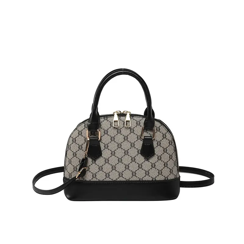 2025 Summer Casual Shell Bag White Red Handle - Image 9