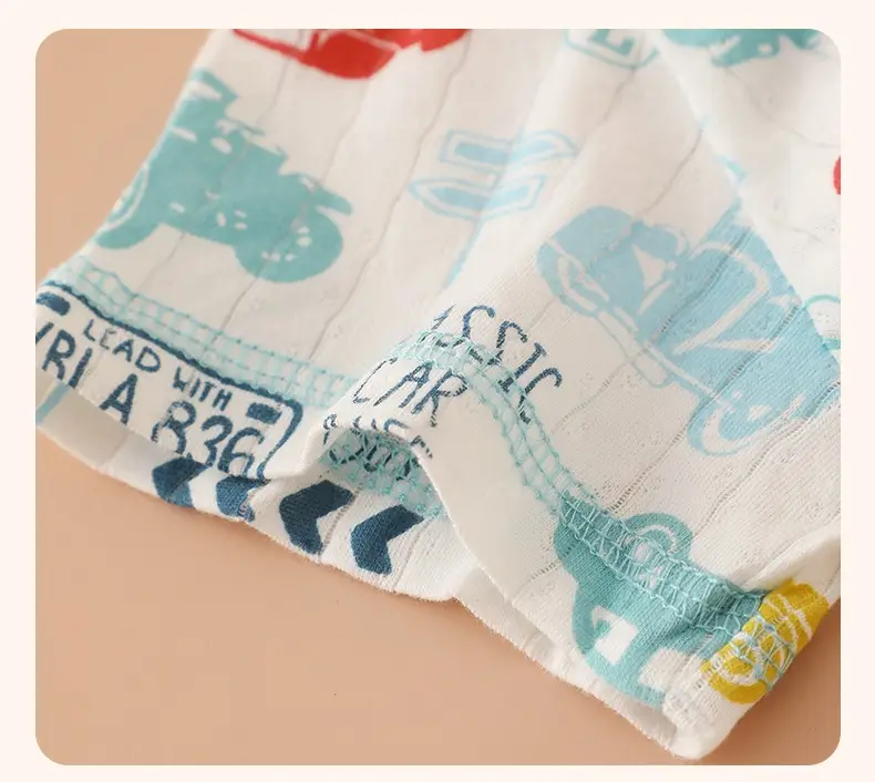 Baby Short Sleeve Cotton Pajamas Bottoming Shirt Kids — feature 17