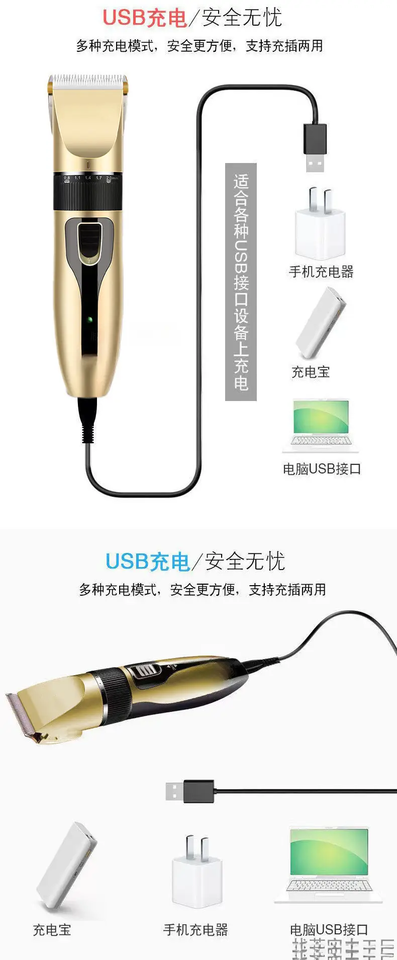 Rechargeable Electric Clipper for Men & Women — feature 5