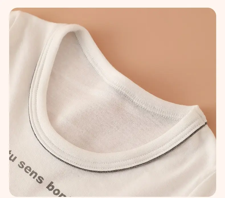 100 Cotton Boys T-Shirt Baby Summer Half Sleeve Class A Undershirt — feature 15