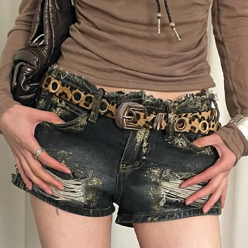 Vintage Leopard Belt for Women Trendy Dress Jeans - Image 11