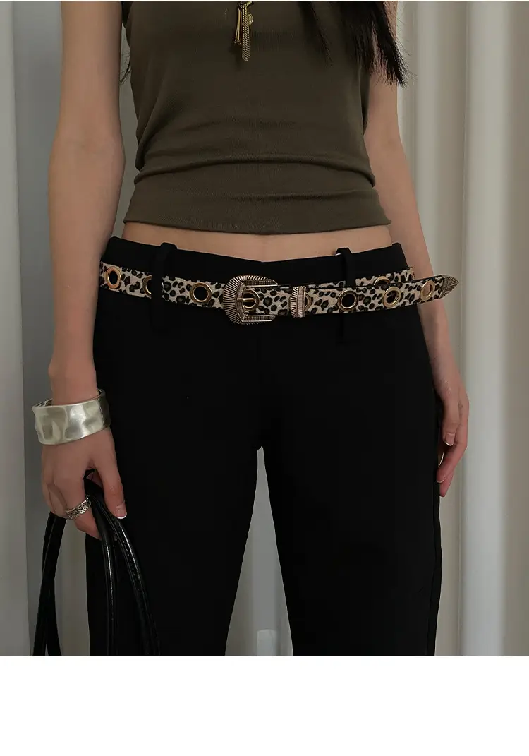 Vintage Leopard Belt for Women Trendy Dress Jeans — feature 10