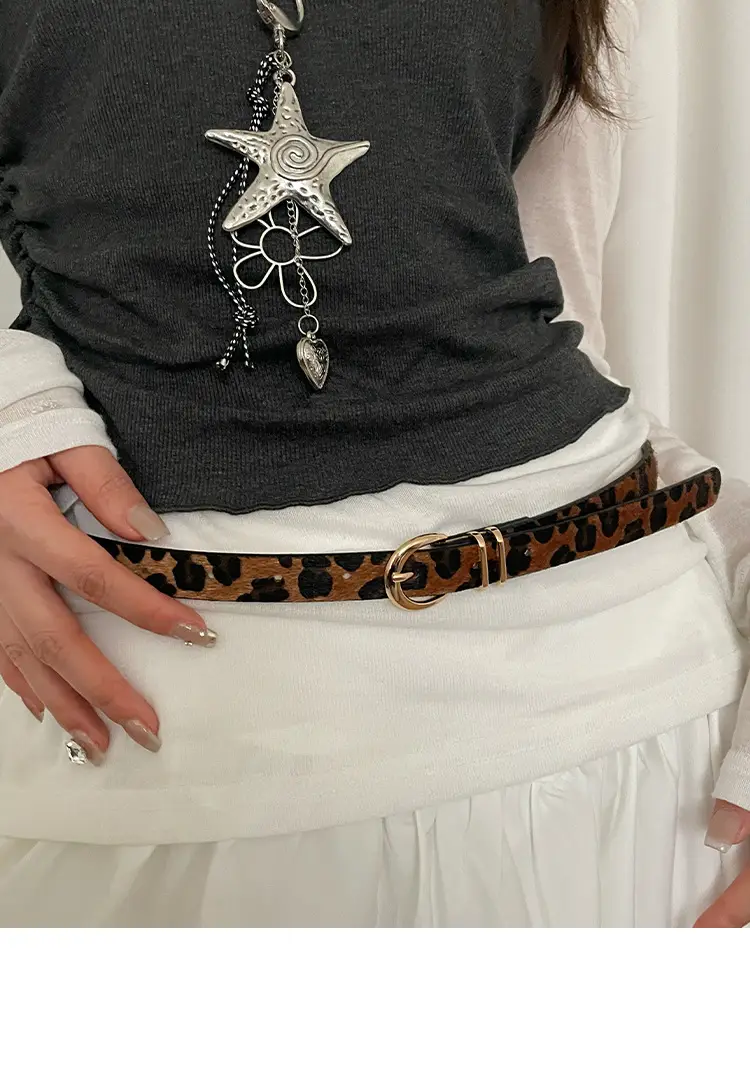 Vintage Leopard Belt for Women Trendy Dress Jeans — feature 12